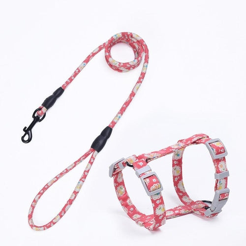 I-Shaped Cat Traction Harness With Adjustable Leash - Ultimate Freedom
