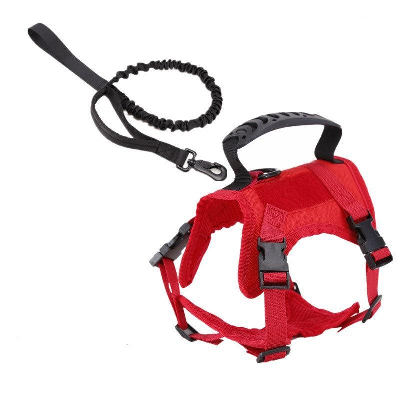 Tactical Pet Vest With Traction Rope - Stylish And Secure Harness For