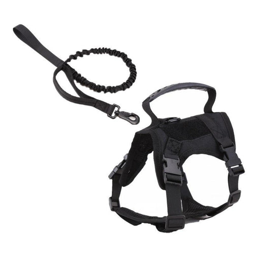 Tactical Pet Vest With Traction Rope - Stylish And Secure Harness For