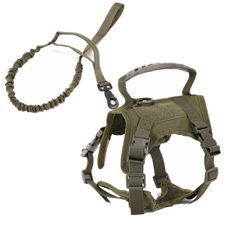Tactical Pet Vest With Traction Rope - Stylish And Secure Harness For