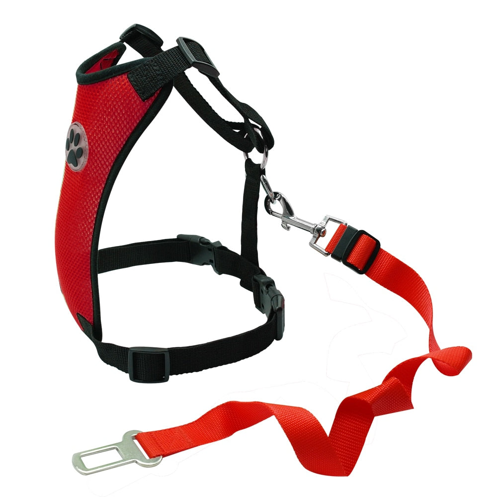 Nylon Breathable Mesh Dog Harness Vest Safety Pet