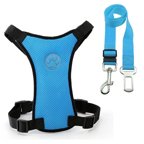 Nylon Breathable Mesh Dog Harness Vest Safety Pet