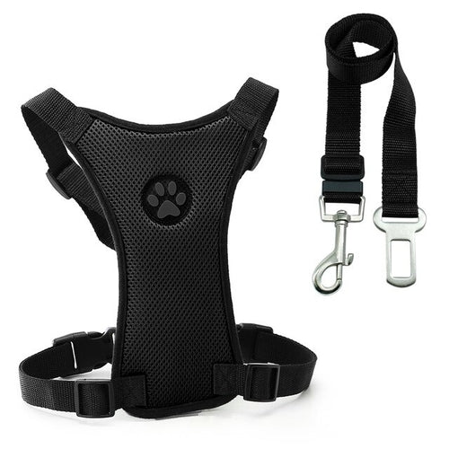 Nylon Breathable Mesh Dog Harness Vest Safety Pet