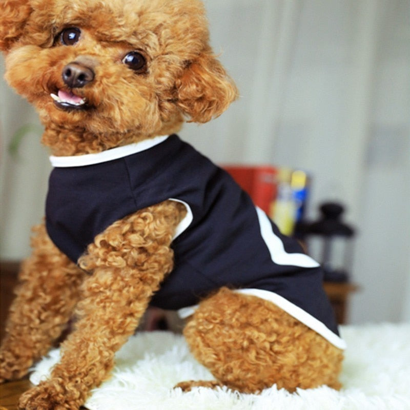 Vest Small Pet Shirt Cat Dog Clothes Paw Print