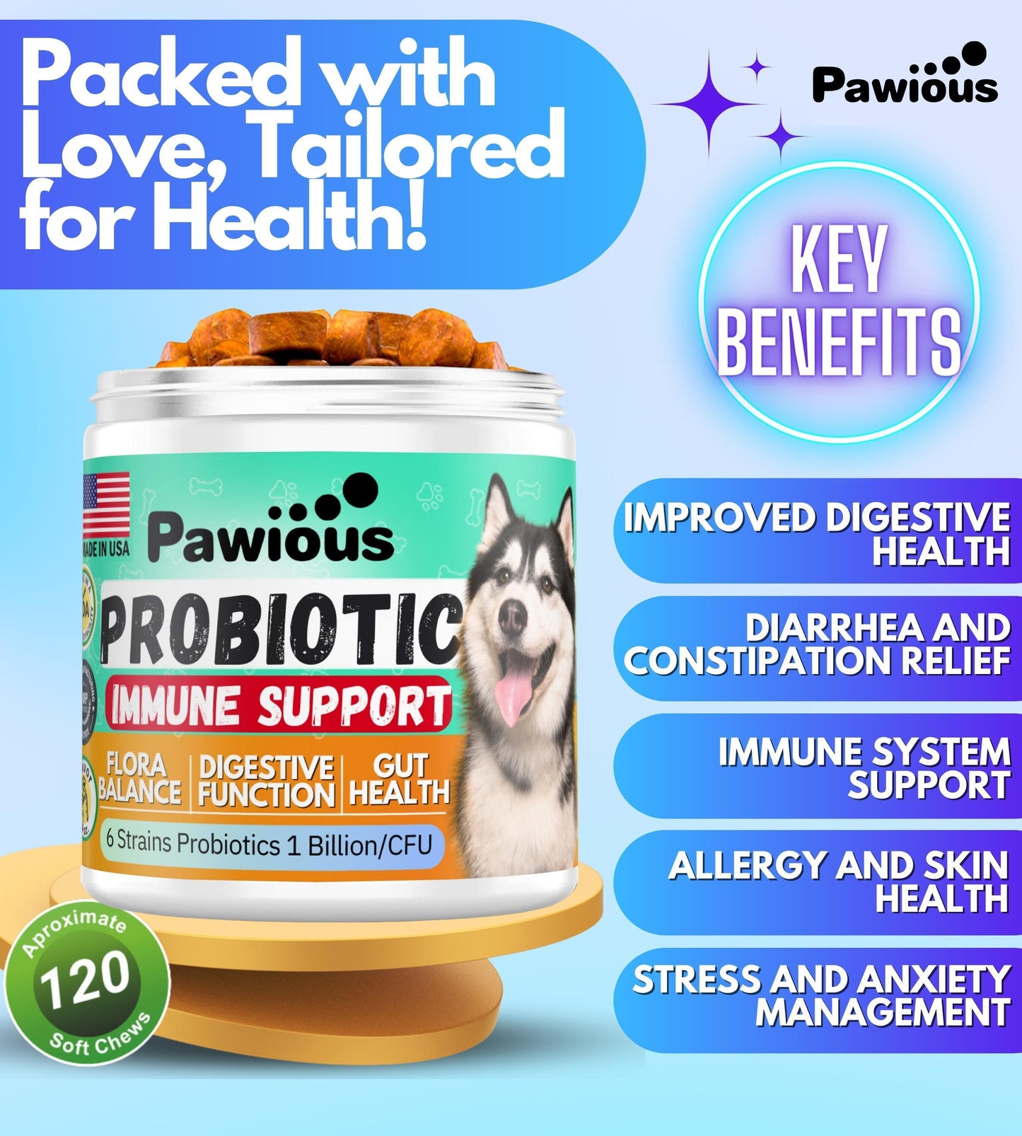 Probiotics for Dogs Digestive Enzymes Gut Flora Digestive Health