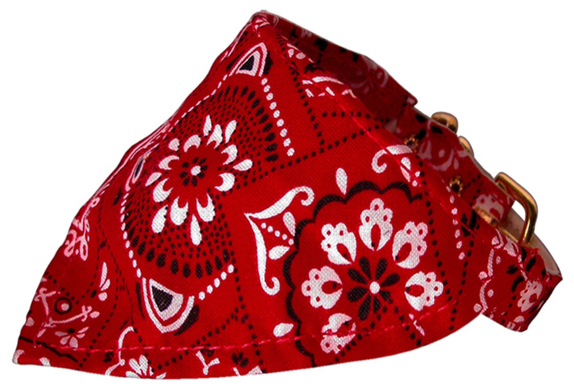 Pet and Dog Bandana Collar, "Western Group" *Choose from: Red Western