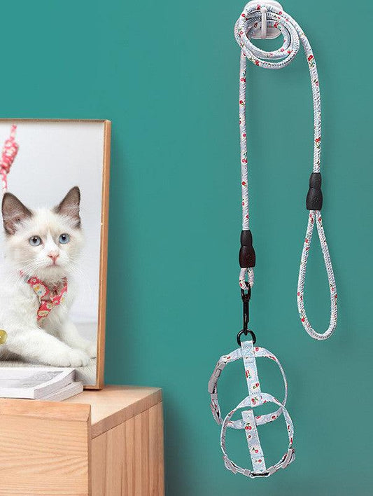 I-Shaped Cat Traction Harness With Adjustable Leash - Ultimate Freedom