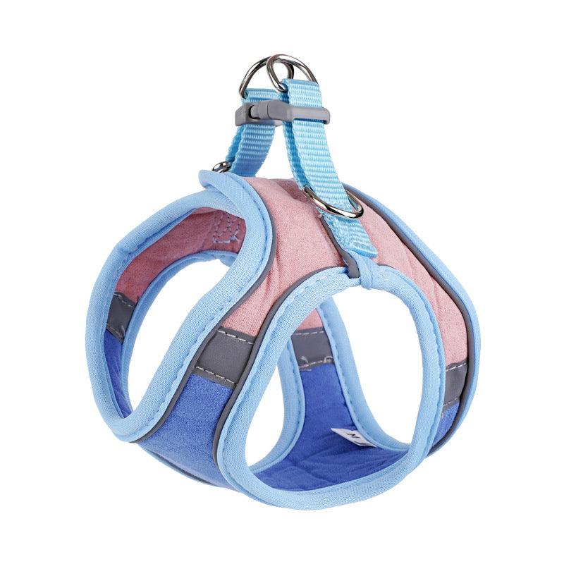 Luminous Adventure Cat Chest Harness With Reflective Traction Belt